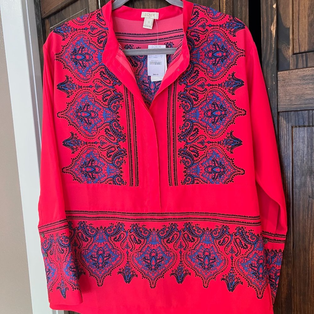 Gorgeous Silk J. Crew Tunic